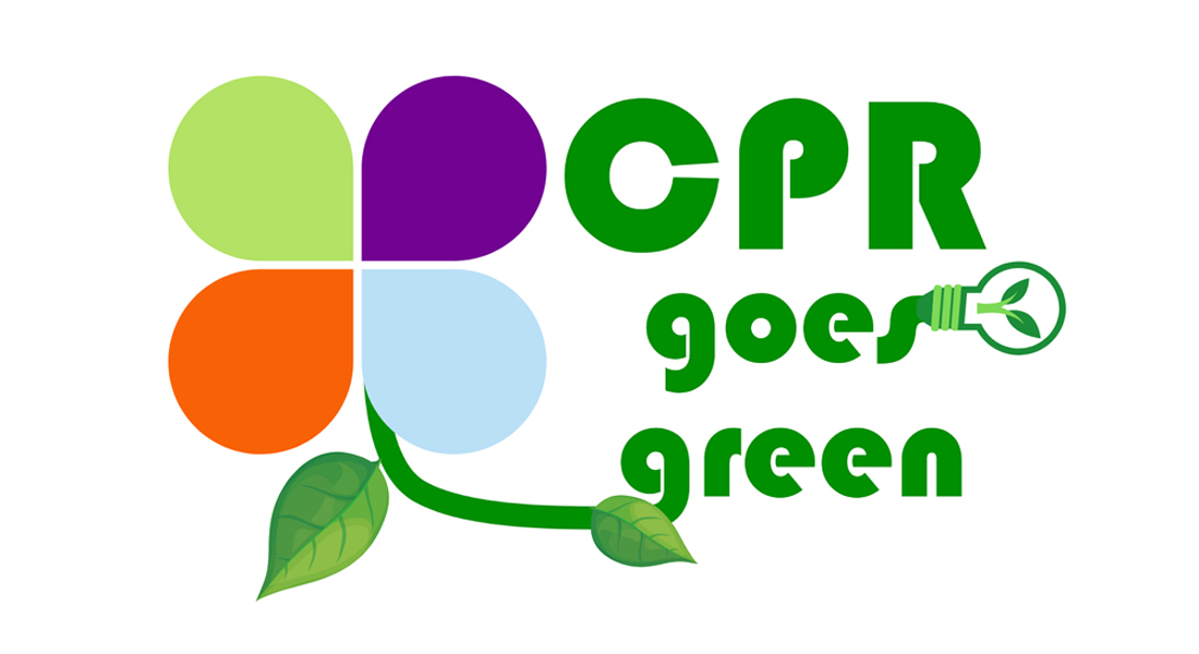 CPR goes green logo