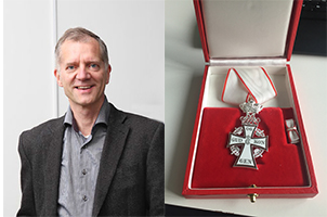 Matthias Mann and Dannebrog knight cross